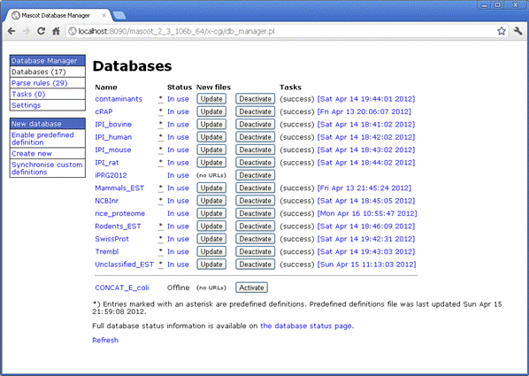 Database Manager