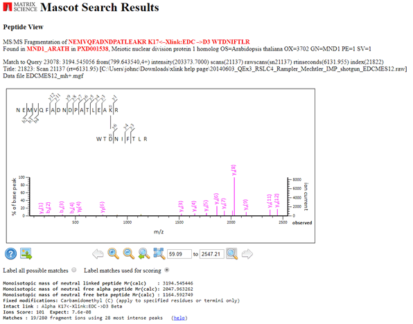 crosslink match