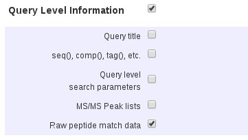 export settings for site analysis