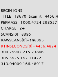 MGF parameters