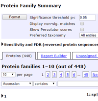 Display non-significant matches