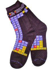 Periodic table socks