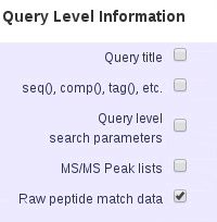 Export form