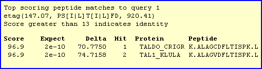 sequence tag