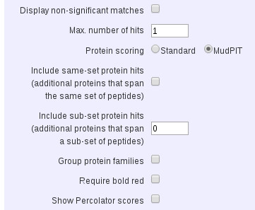 export settings for peptide centric